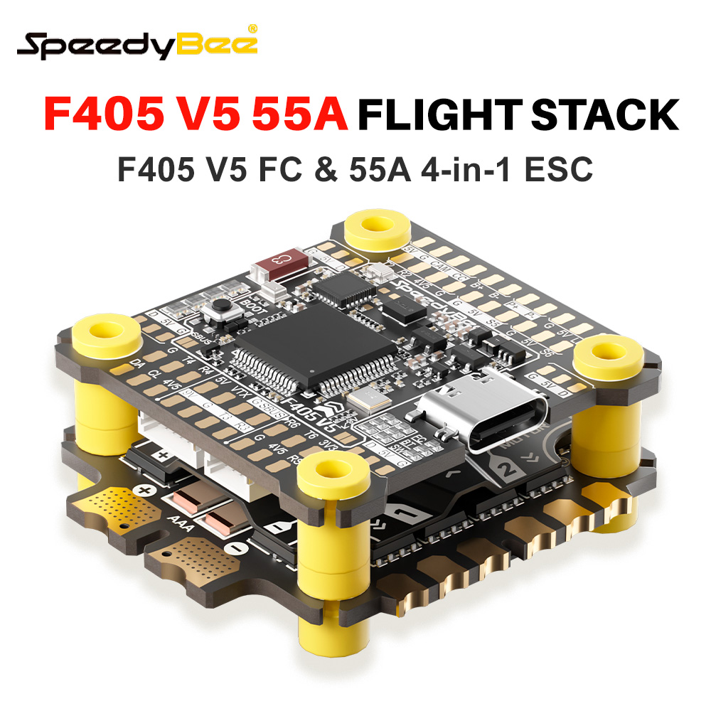 Foxeer Reaper F4 128K 65A Esc - SpeedyBee F405 V5 Stack F405 V5